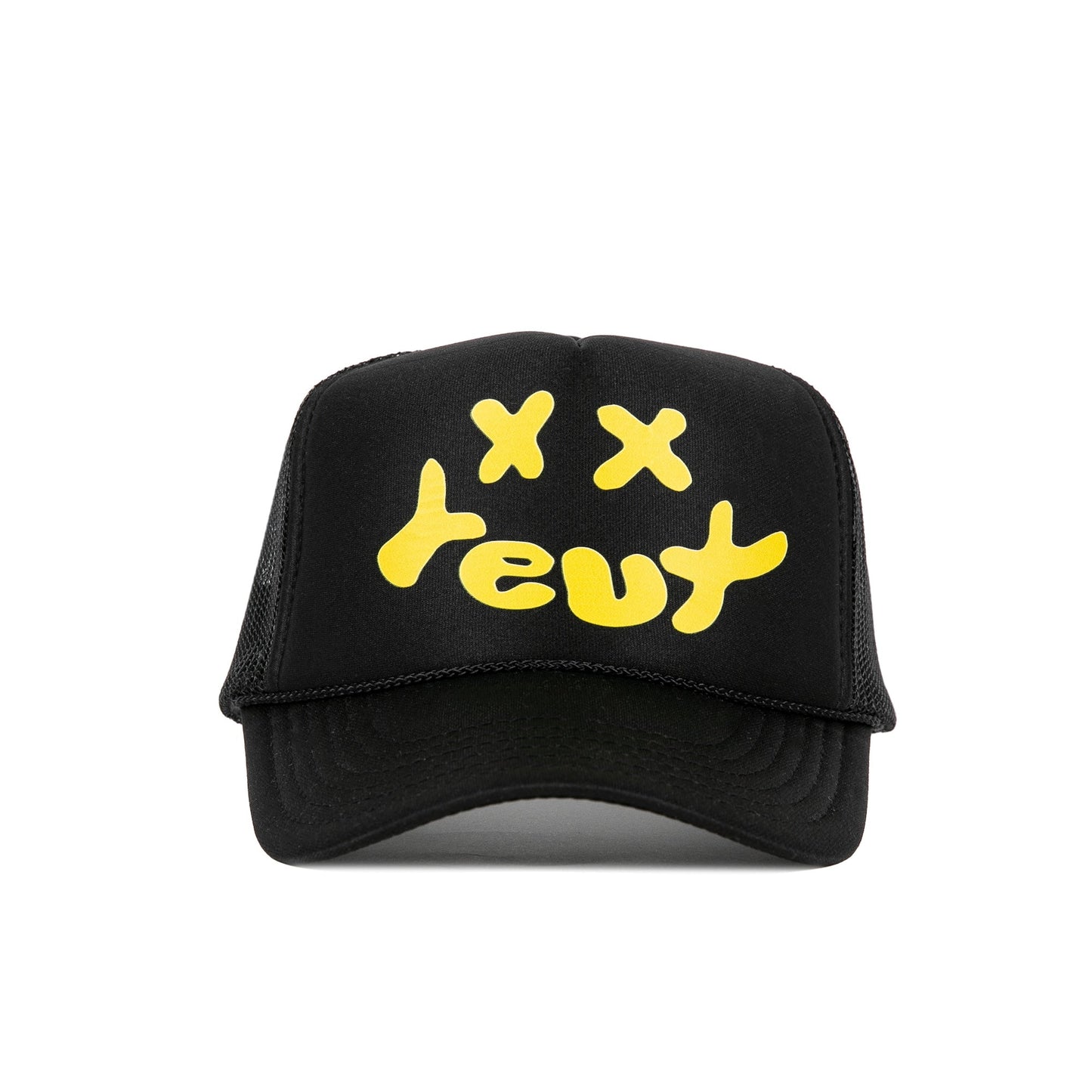 YEUX Black Trucker Hat