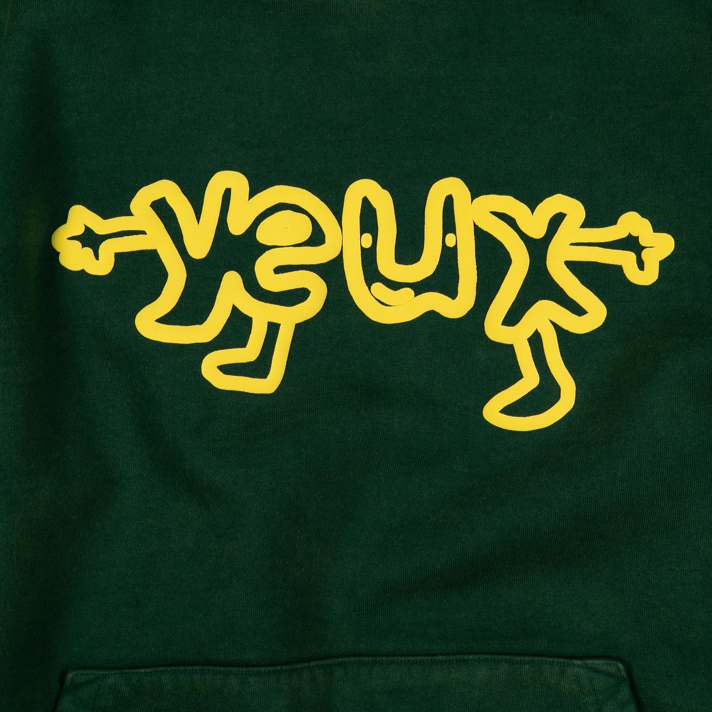 YEUX Green Smile "U" Hoodie