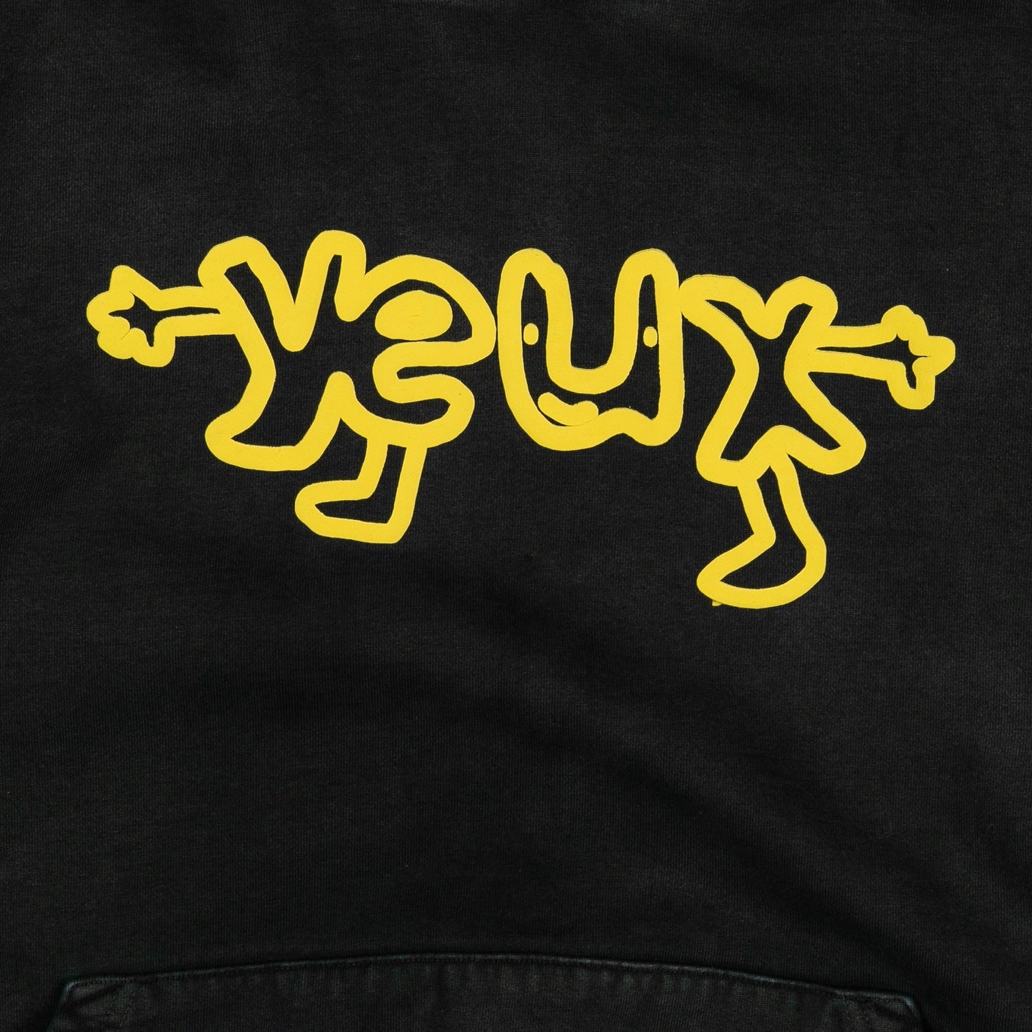 YEUX Black Smile "U" Hoodie