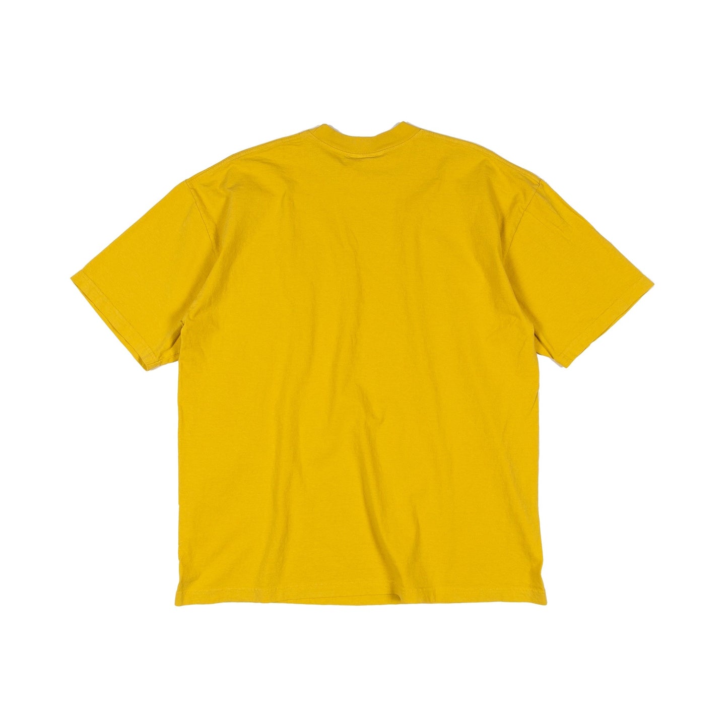 YEUX Distressed Yellow and Black Short Sleeve T-Shirt