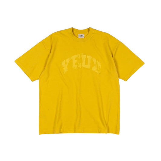 YEUX Distressed All Yellow Short Sleeve T-Shirt