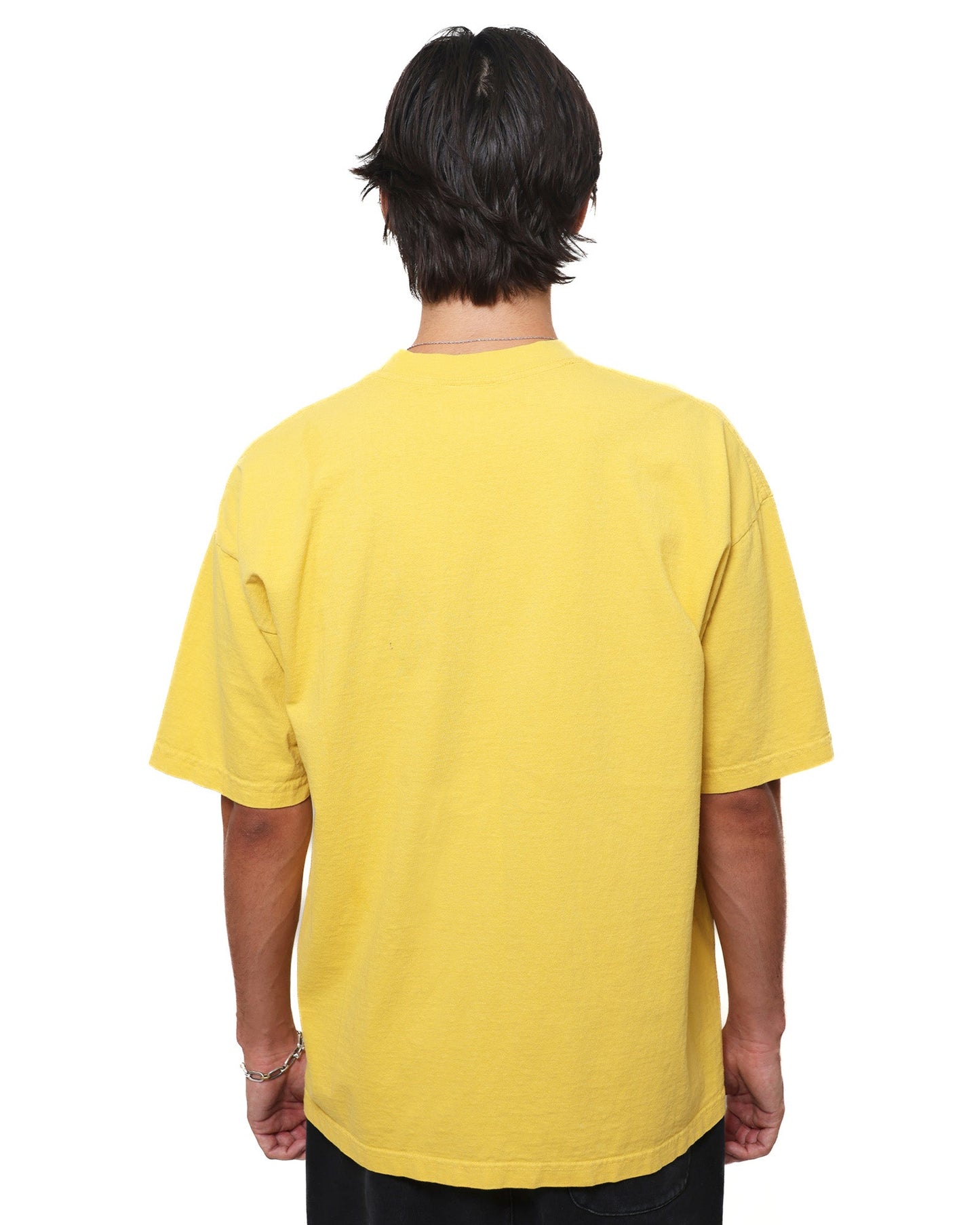 YEUX Distressed All Yellow Short Sleeve T-Shirt