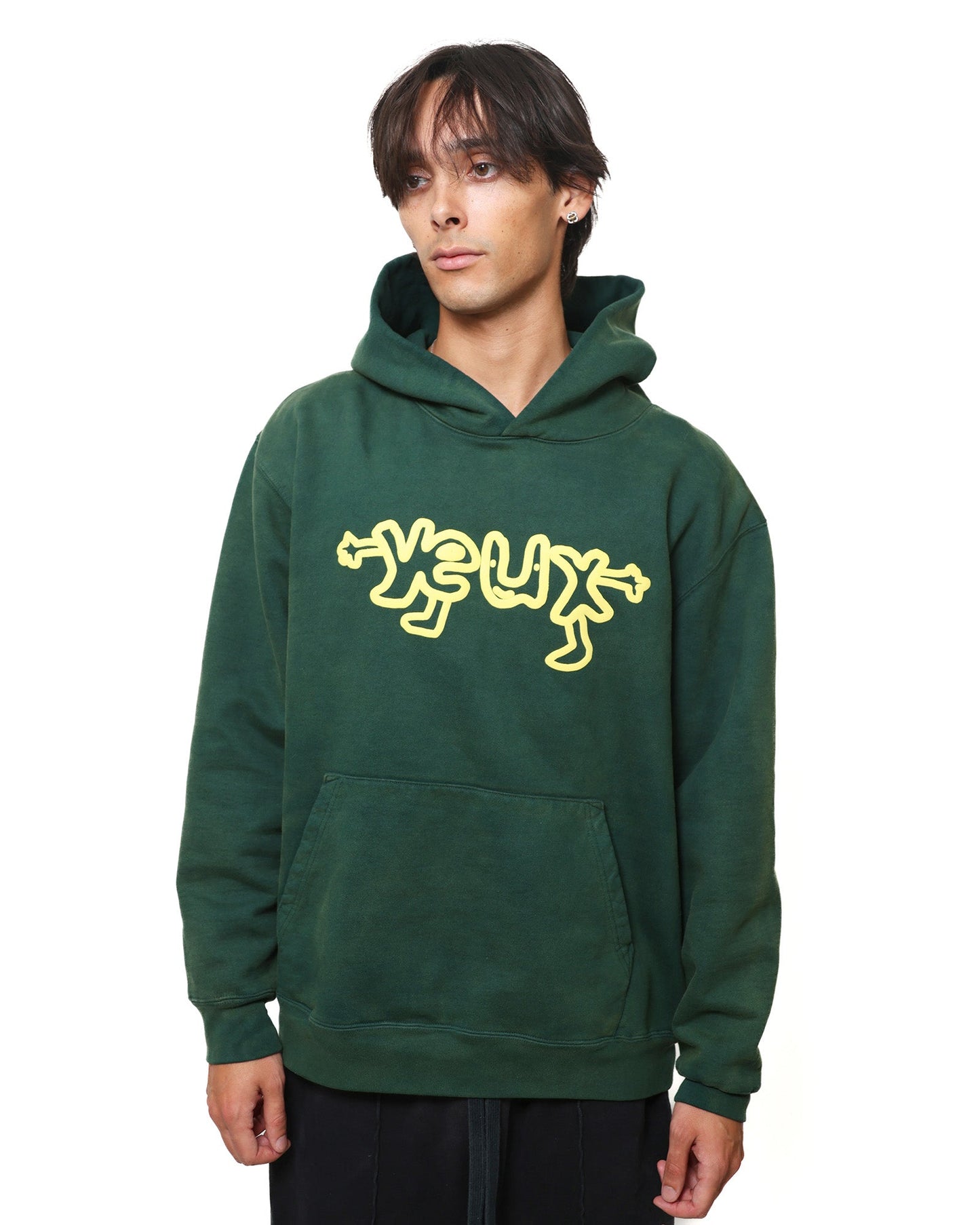 YEUX Green Smile "U" Hoodie