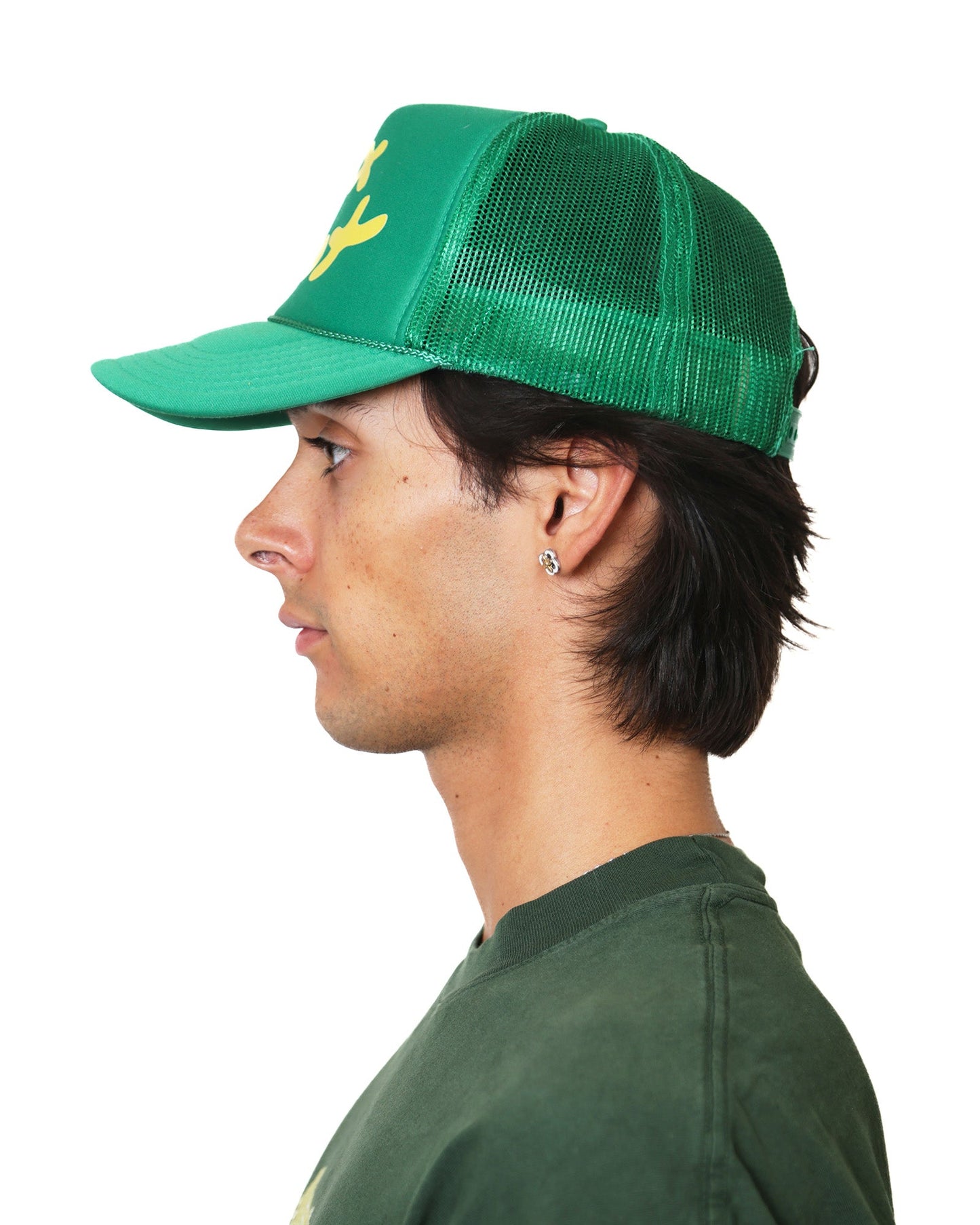 YEUX Green Trucker Hat