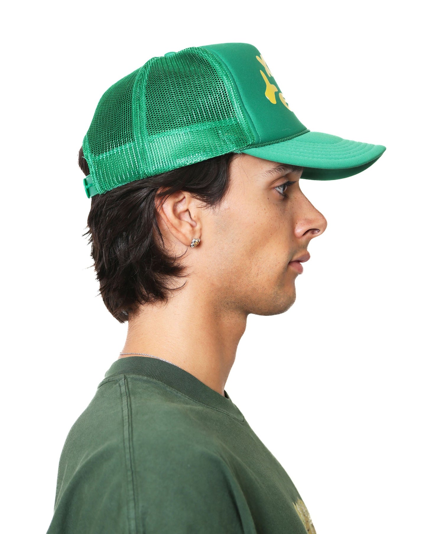 YEUX Green Trucker Hat